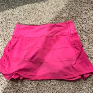 Lululemon Athletica Pink Skirt Pace Rival